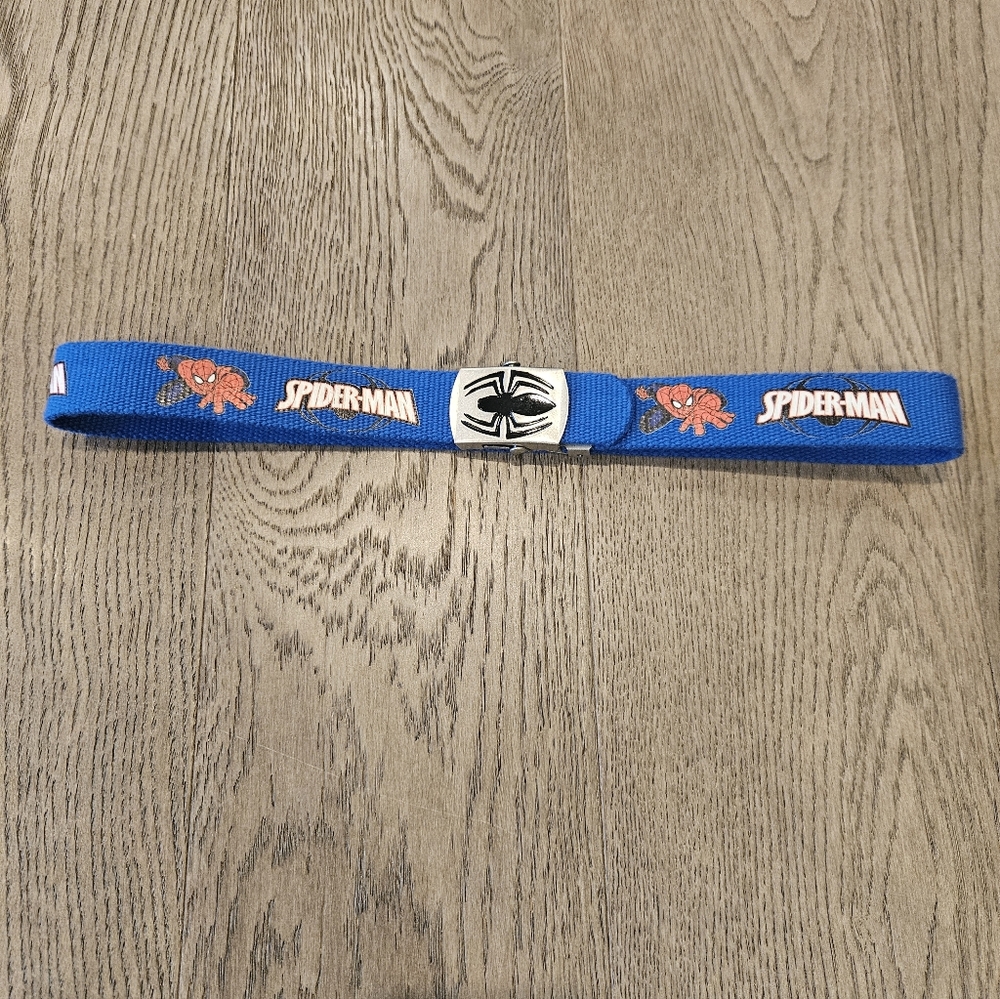 Bundle 5/$30. Marvel Blue Belt with Spider-Man Design